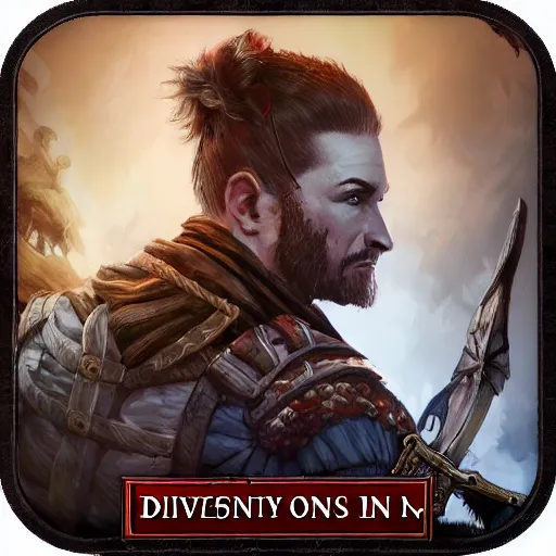 Image similar to divinity original sin 2, div os 2, div 2, group chat icon