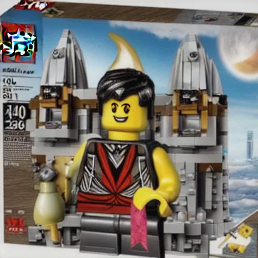 Prompt: lego god in heaven set,