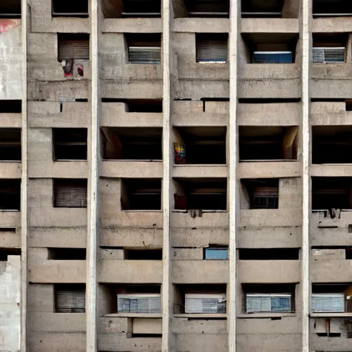 Image similar to brutalist public housing in New Delhi India