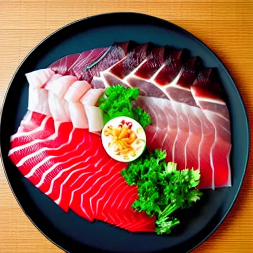 Image similar to gigantic gourmet sashimi food photography