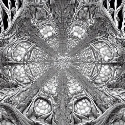 Prompt: a beautiful 3 d stone carving of an intricate mandelbrot fractal cathedral populated by fractals by android jones, carved soap, color scheme, unreal engine, volumetric lighting, dynamic lighting, bright, dramatic lighting, high contrast, carved marble, opalescent, sagrada familia arch, sacred geometry, religious, angelic, catholic punk, stark