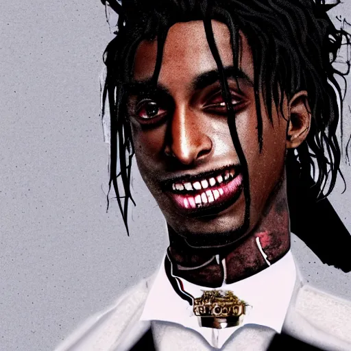 Image similar to playboi carti as a vampire 4 k the detailed super realistic