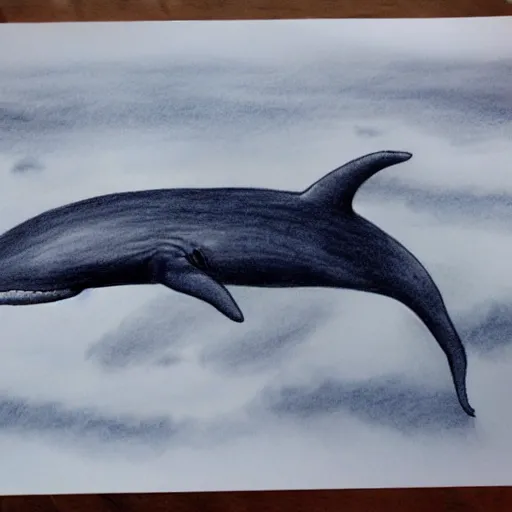 Just finished drawing a humpback whale with graphite pencils : r/drawing