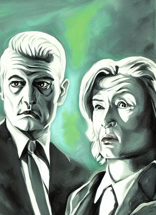 Image similar to Twin Peaks artwork by Kerne Erickson