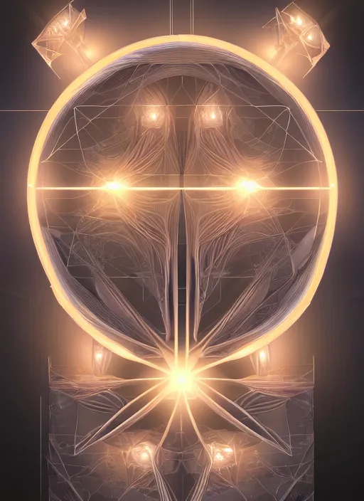 Image similar to symmetry!! product render poster puzzle cube scifi, glowing lights!! intricate, elegant, highly detailed, digital painting, artstation, concept art, smooth, sharp focus, illustration, art by artgerm, unreal engine