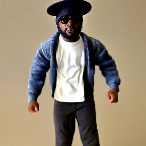 Prompt: schoolboy q, as an action figure, ebay photo