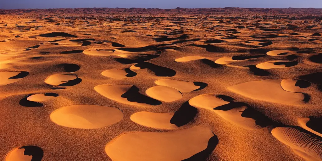 Image similar to a great photograph of the most amazing golf hole in the world, fairway in the sahara desert, ambient light, golf digest, top 1 0 0,