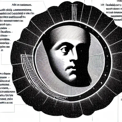 Prompt: a convoluted diagram explaining Plato's republic