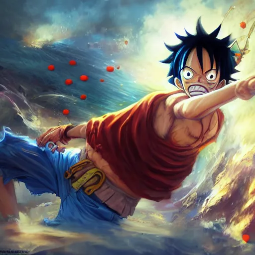 ArtStation - One Piece - Monkey D. Luffy (Gear Fourth)