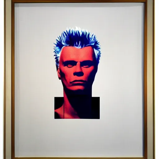 Prompt: billy idol by rene magritte, hd, 4 k, detailed, award winning