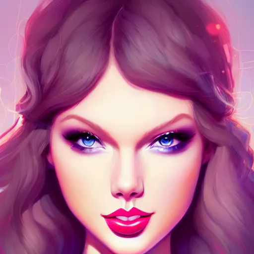 Image similar to a portrait of a beautiful taylor swift, art by lois van baarle and loish and ross tran and rossdraws and sam yang and samdoesarts and artgerm and saruei, digital art, highly detailed, intricate, sharp focus, trending on artstation hq, deviantart, unreal engine 5, 4 k uhd image