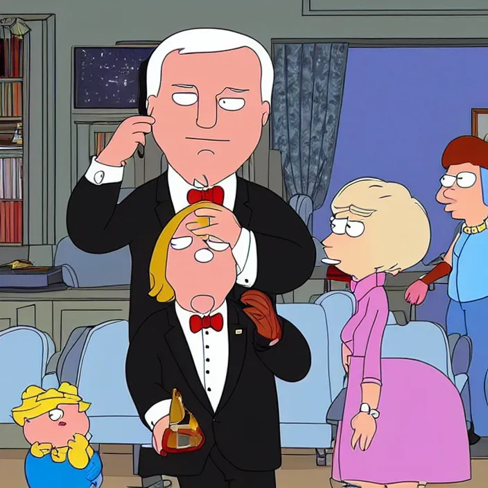 Prompt: joe biden in the tv show family guy