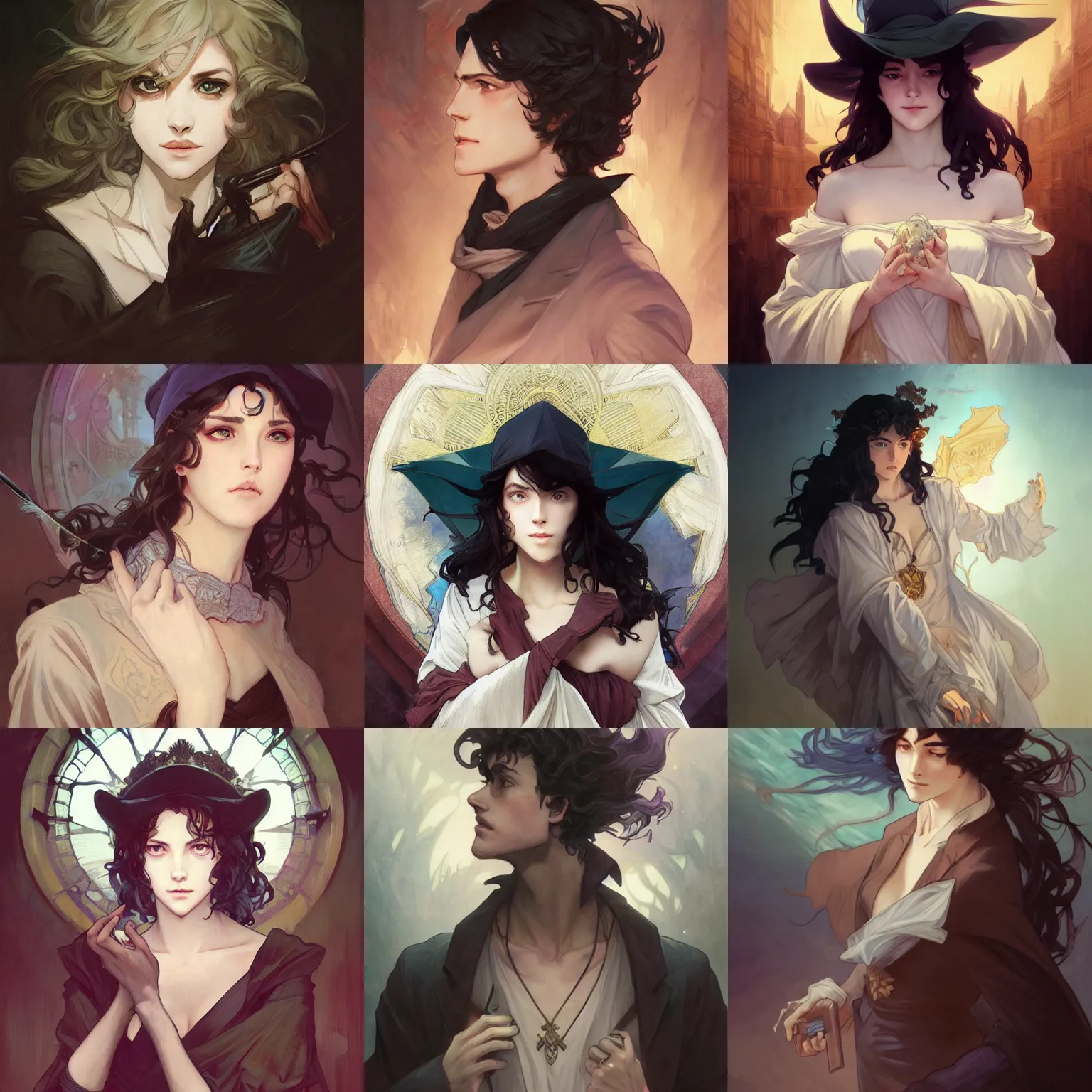 Prompt: count of monte cristo, edmond dantes, art by artgerm and greg rutkowski and magali villeneuve and alphonse mucha and rossdraws and makoto shinkai, d & d, fantasy, portrait, highly detailed, headshot, digital painting, trending on artstation, concept art, sharp focus, illustration