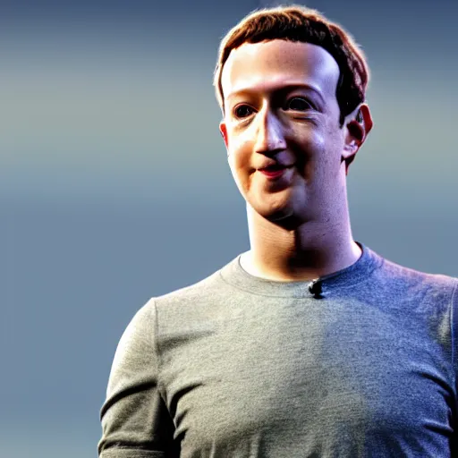 Image similar to Mark Zuckerberg as a robot, 4k