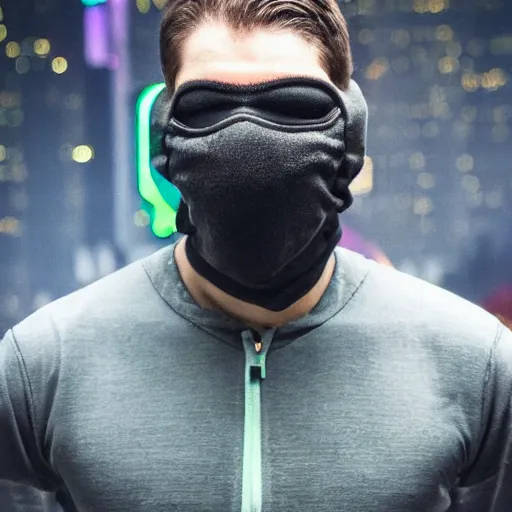 Image similar to cyberpunk balaclava designs