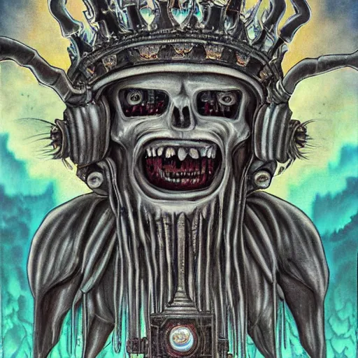 Image similar to dread king by chelsea bonestell