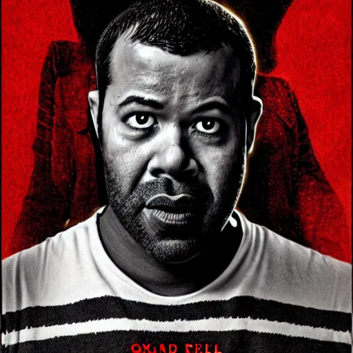 Prompt: Jordan Peele inspired horror posters