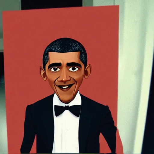 Prompt: barack obama in The Incredibles