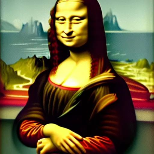 Image similar to mona lisa by edward hopper