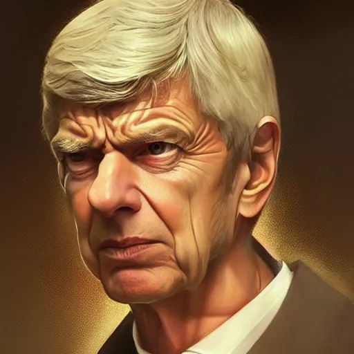 Prompt: Arsene Wenger, D&D, fantasy, portrait, highly detailed, digital painting, trending on artstation, concept art, sharp focus, illustration, art by artgerm and greg rutkowski and magali villeneuve