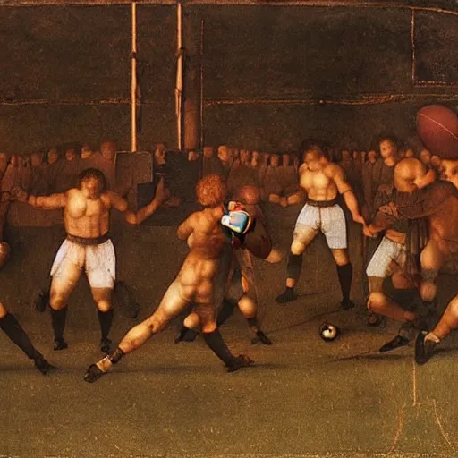 Image similar to football by leonardo da vinci