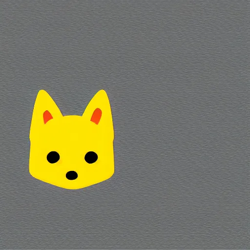 Prompt: professional emoji of a cute fox, high quality, HD, minimalist, 8K, famous