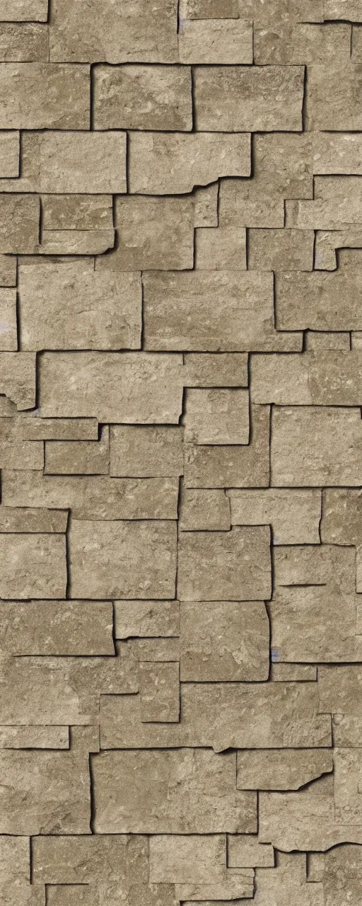 Image similar to texture map of beige stone with rectilinear engraving