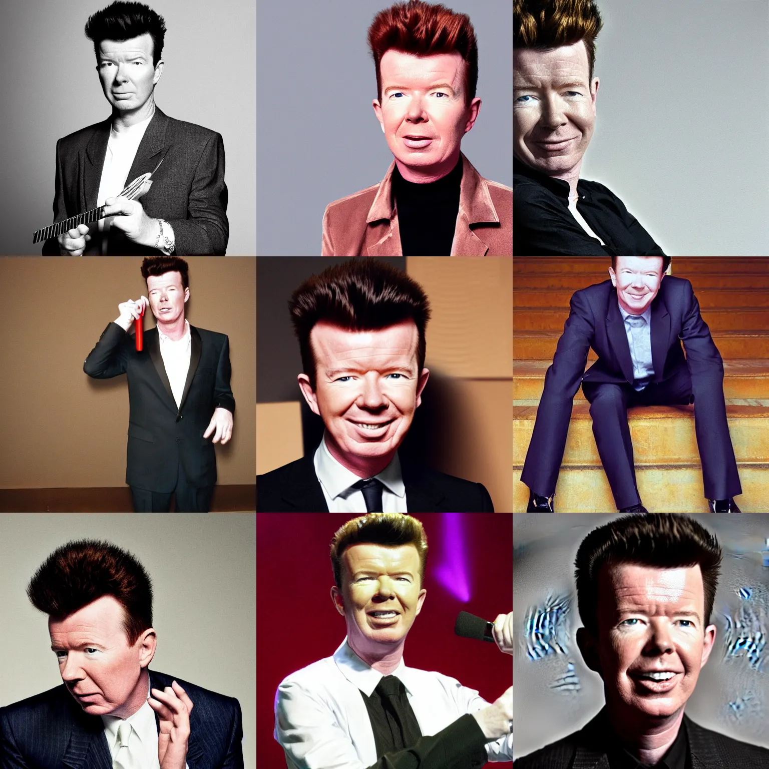 Prompt: Rick Astley letting you down