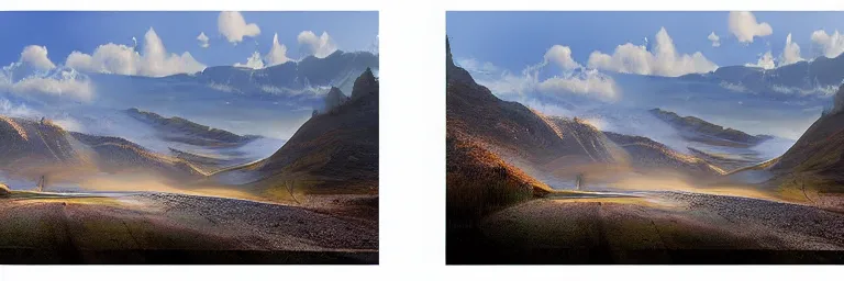 Image similar to matte painting