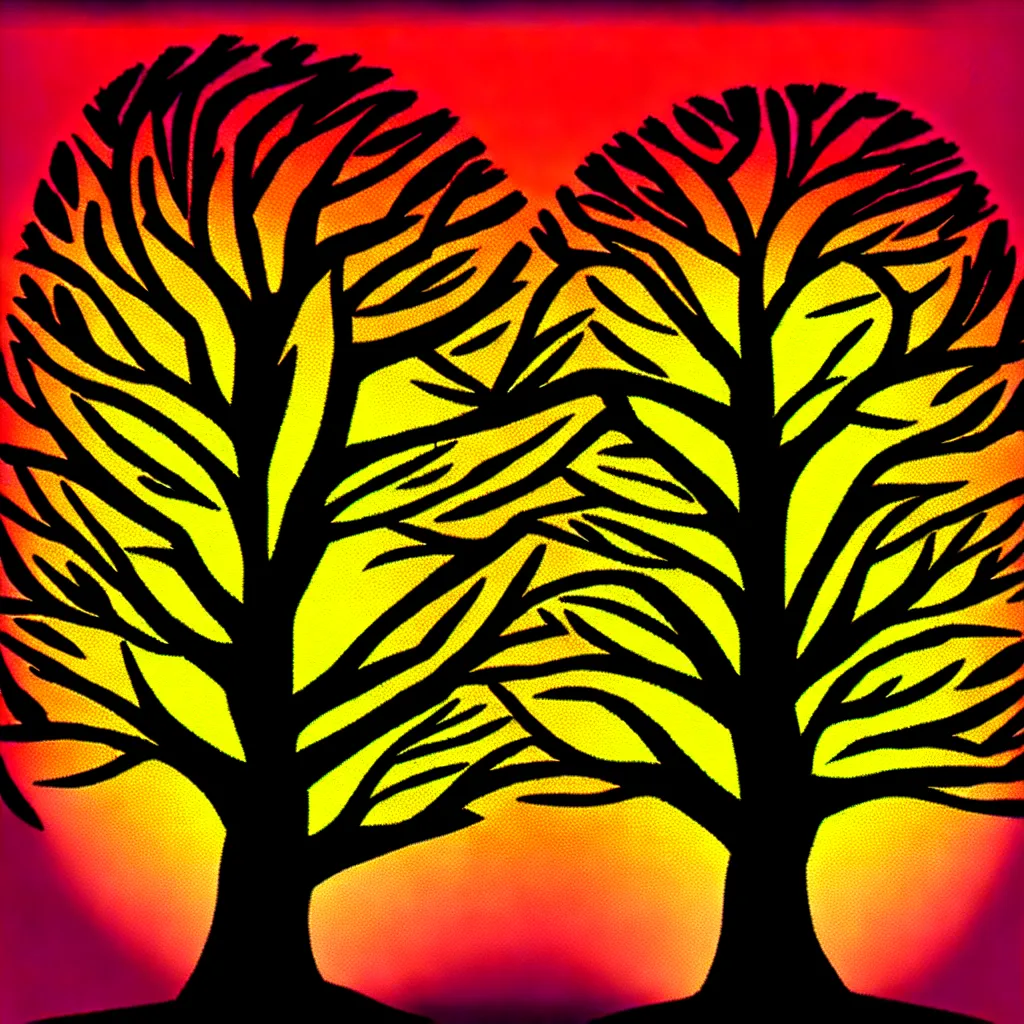 Image similar to tree of life, digital art