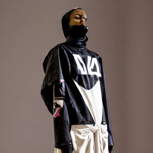 Prompt: dark black marble statue of a beautiful woman with colorful motocross logos in the style of virgil abloh, dark soft lighting, cinematic, very very beautiful, detailed, off white, heron preston, 8 k, 4 k, detailed, beautiful, symmetrical, vogue, editorial, fashion, magazine, museum lighting, night time, dark