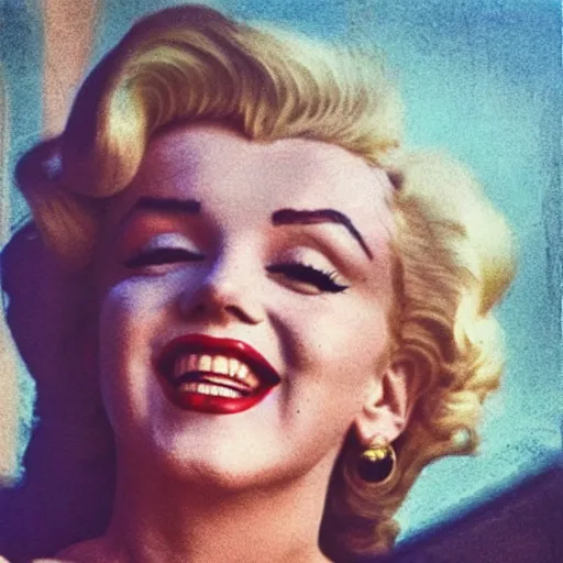 Image similar to iPhone selfie of Marilyn Monroe in Los Angeles 2019