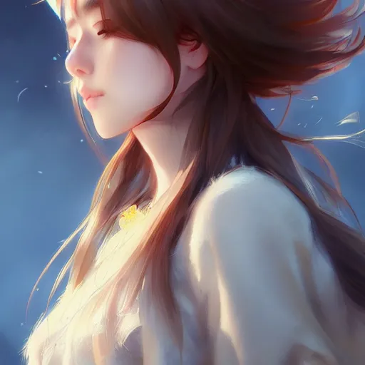 Prompt: realistic detailed semirealism beautiful gorgeous natural cute excited happy Yang Xiao Long4K high resolution quality artstyle professional artists WLOP, Aztodio, Taejune Kim, Guweiz, Pixiv, Instagram, Artstation