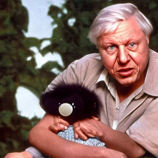 Image similar to david attenborough as a baby