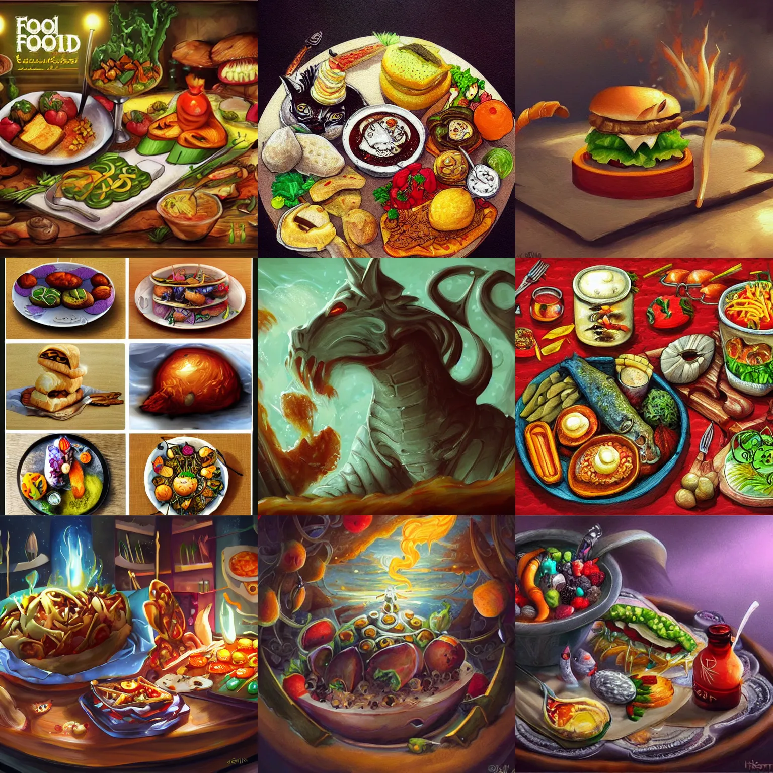 Prompt: food, fantasy art, fantasy, food focus
