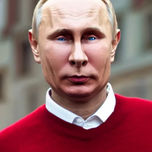 Image similar to Vlamdir Putin as Homelander from the show boys, 8k Hyper-realistic