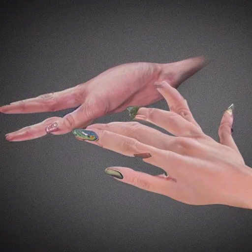 Prompt: all i want are realistic looking human hands, is that too much to ask