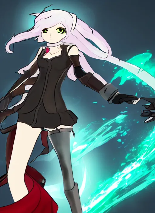 Image similar to rwby neo