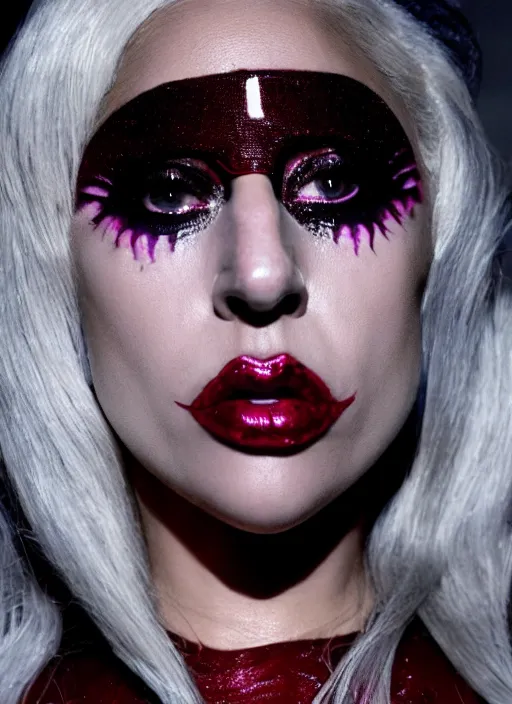 Image similar to lady gaga by nick knight, born this way, born this way album, red weapon 8 k s 3 5, cooke anamorphic / i lenses, highly detailed, cinematic lighting