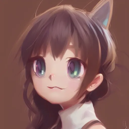 Prompt: an anime portrait of munchkin cat by stanley artgerm lau, wlop, rossdraws, james jean, andrei riabovitchev, marc simonetti, and sakimichan, trending on artstation