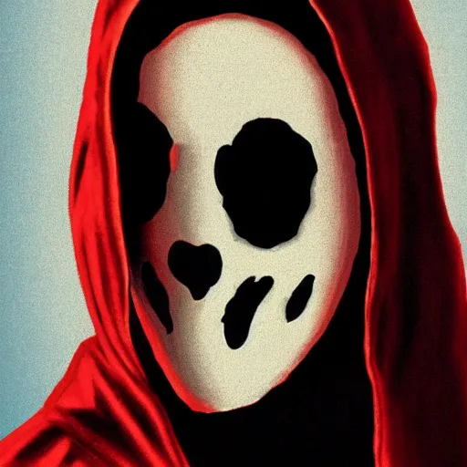 Image similar to Ghostface from scream