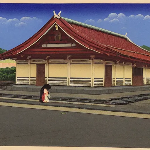 Prompt: Philippines, Hasui Kawase