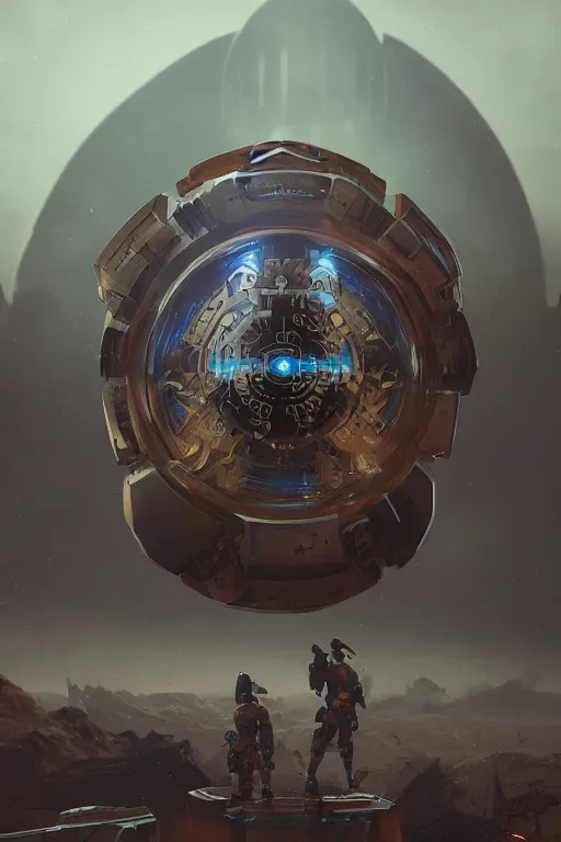 Image similar to sci fi warrior shield. intricate artwork by beeple. third person, beautiful, full view, cinematic lighting, octane render, trending on artstation, greg rutkowski very coherent symmetrical artwork. cinematic, hyper realism, high detail, octane render, 8k