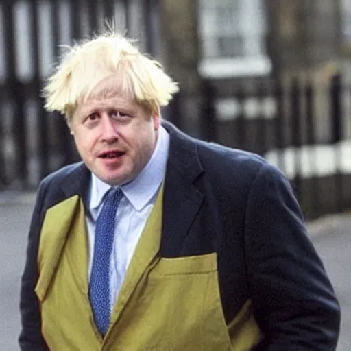 Prompt: boris johnson in gangster outfit, 2 0 0 0 photo