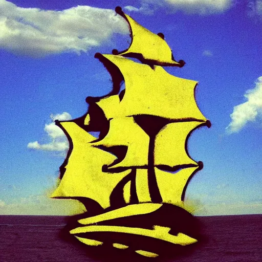 Image similar to clouds in the shape of a pirate ship