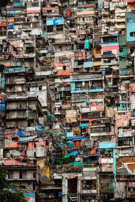 Image similar to favela rio de janeiro, 8 k, hdr, great light, gustave courbet, annie leibowitz