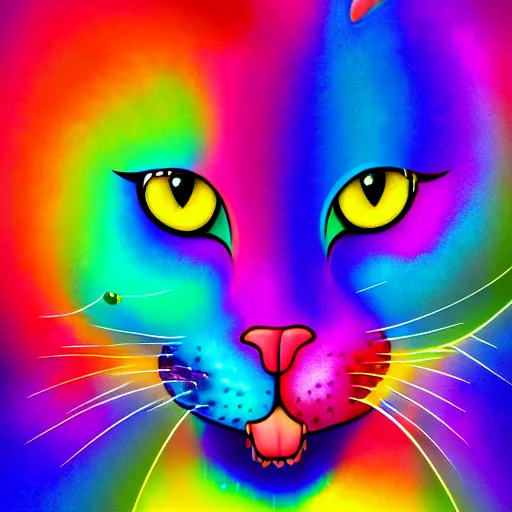 Image similar to “lisa frank album cover design”