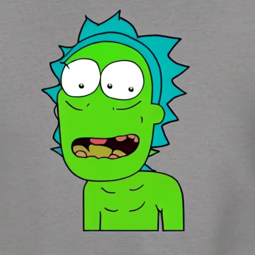 Image similar to pickle rick from rick and morty