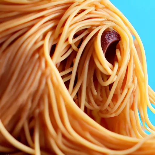 Image similar to spaghetti flavored toothpaste, close up photo