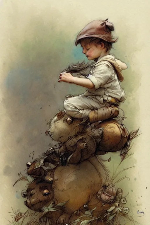 Prompt: ( ( ( ( ( childrens book page borders and page payout and elements. muted colors. ) ) ) ) ) by jean - baptiste monge!!!!!!!!!!!!!!!!!!!!!!!!!!!!!!